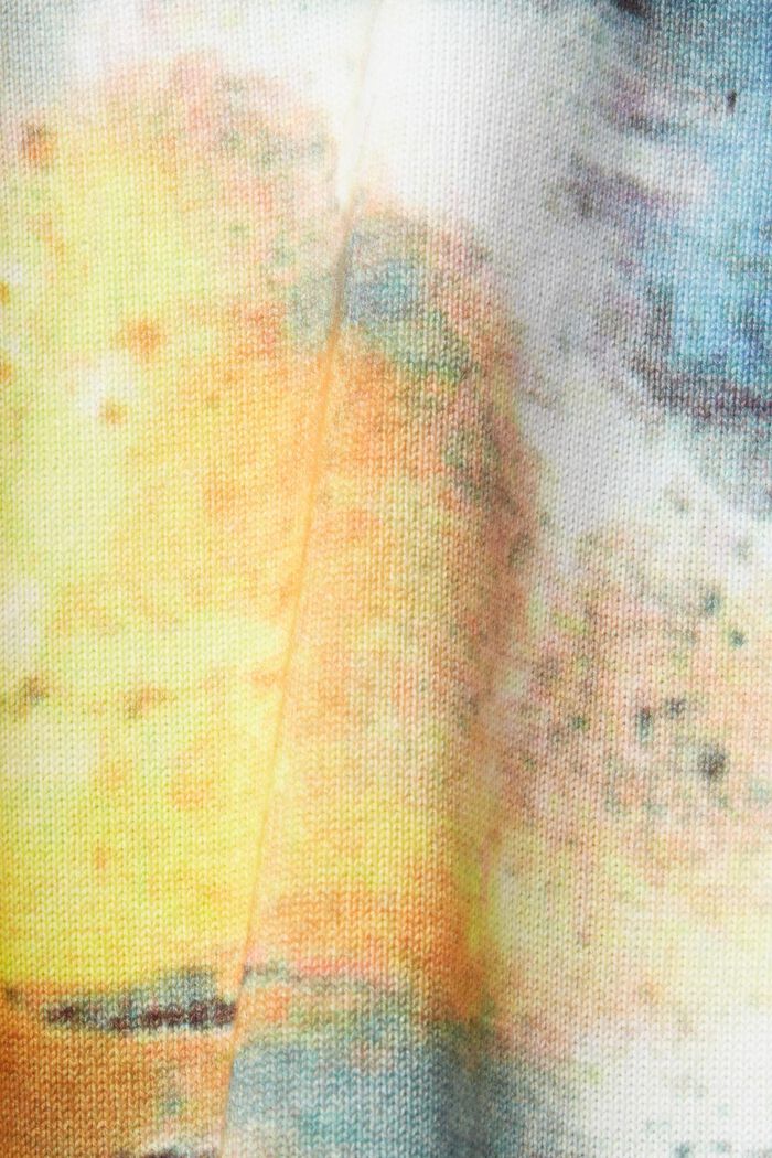 Pullover mit digitalem Allover-Landschafts-Print