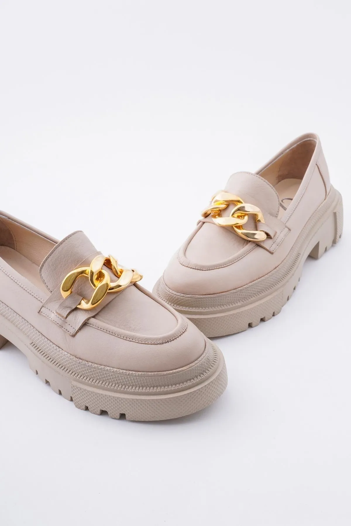 CZ London  Loafer - Beige - Flacher Absatz