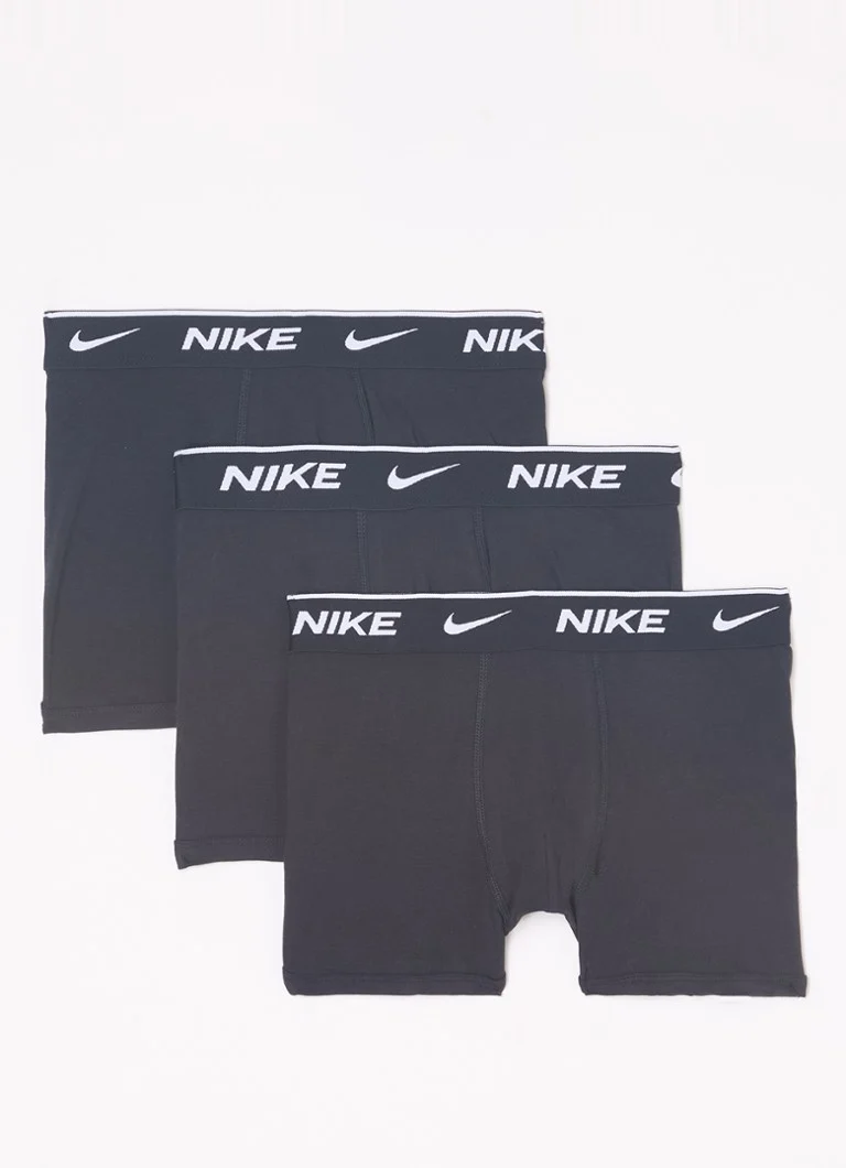 Nike Boxer Shorts with logo waistband in a 3-pack