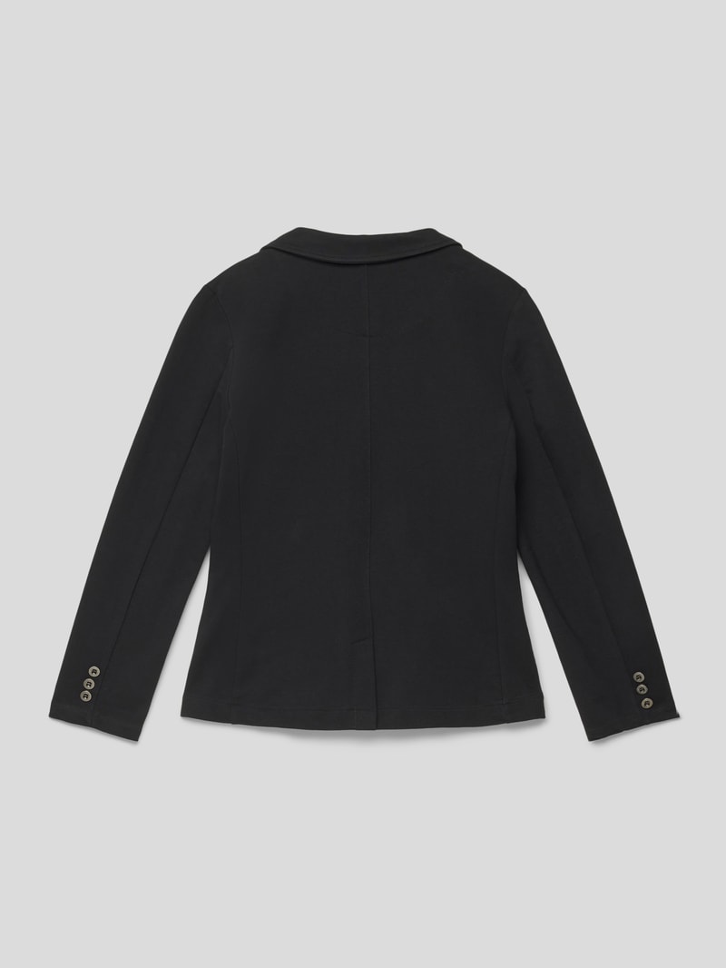 Blazer mit Reverskragen Modell 'festlich' in schwarz
