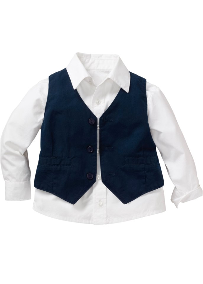 Baby Hemd + Weste + Hose (3-tlg. Set)
