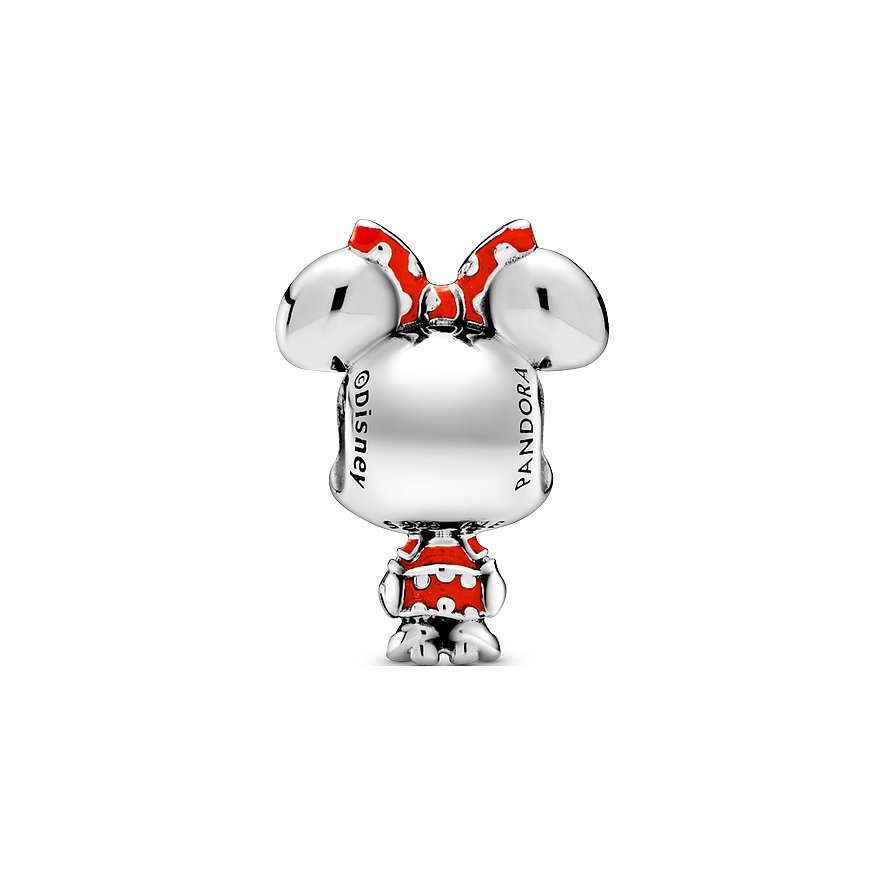 Pandora Charm x Pandora Minnie Maus Gepunktetes Kleid und Schleife