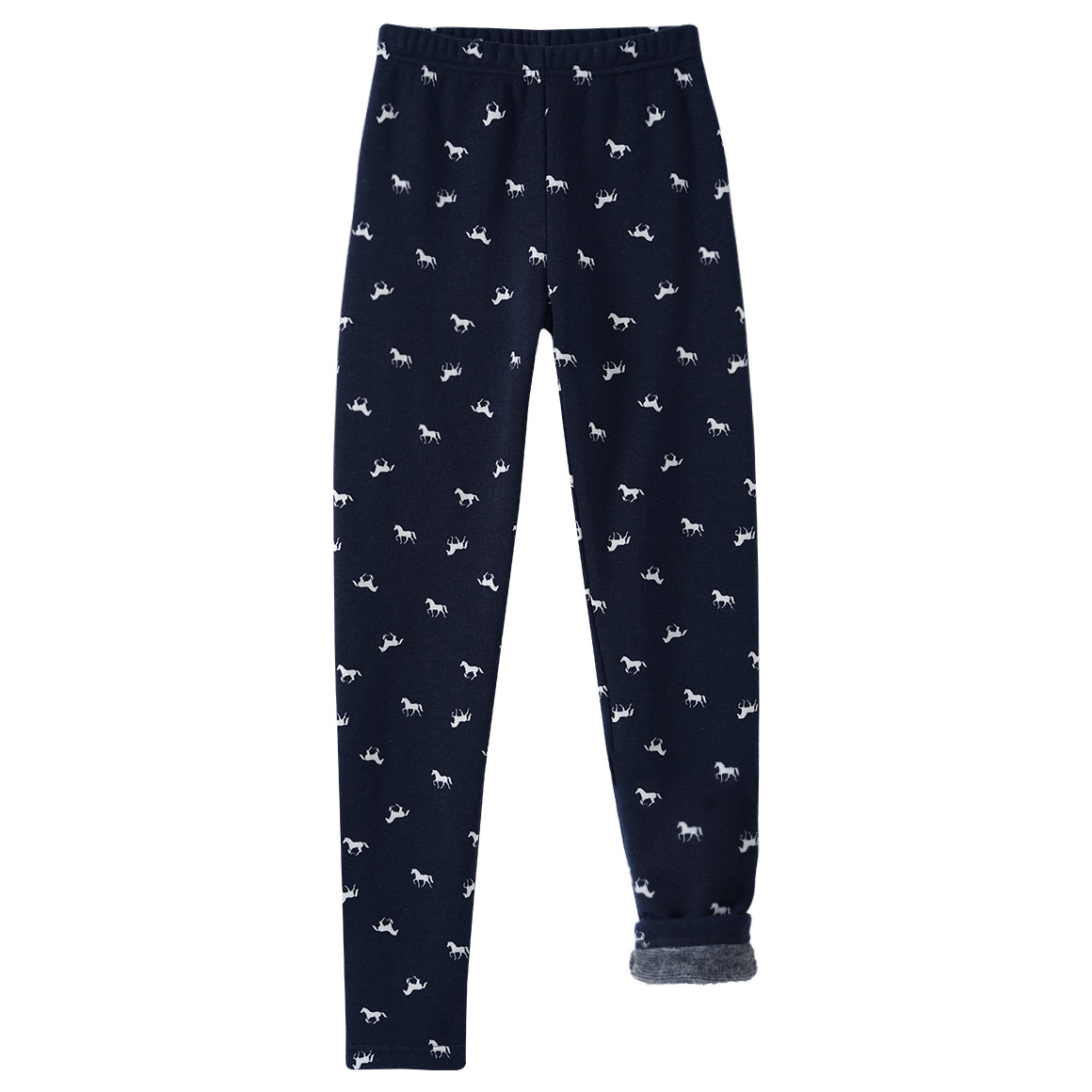 Mädchen Thermo-Leggings mit Pferde-Allover