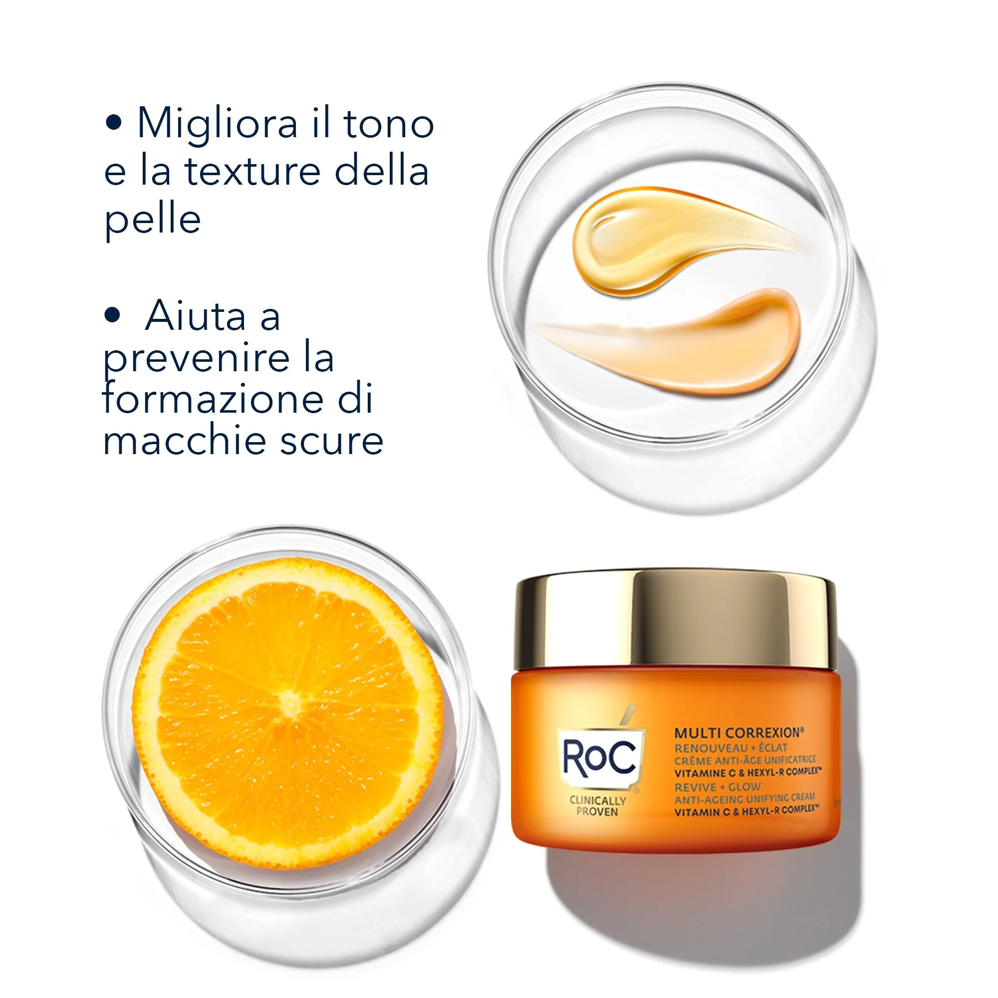 Multi Correxion Revive + Glow Uniforming Face Cream – 24-Stunden-Aufhellungspflege, 24-Stunden-Pflegepflege