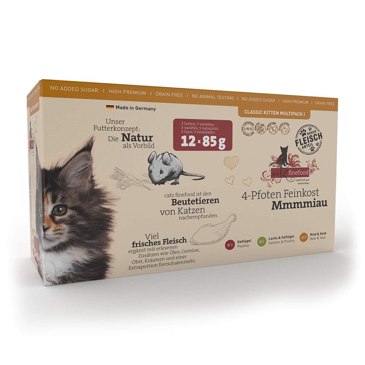 catz finefood Kitten Multipack I 12x85g kaufen