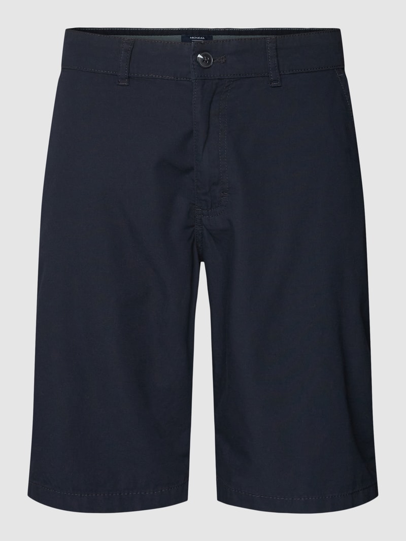 Bermudas mit französischen Eingrifftaschen in marineblau