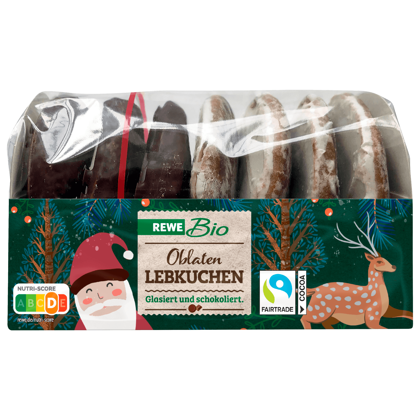 REWE Bio Weihnachts-Oblaten-Lebkuchen 200g