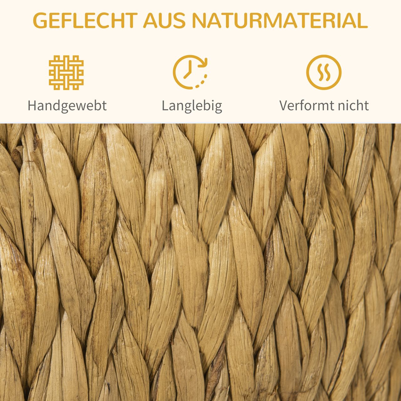 PawHut Katzenhöhle aus Rattan 2-in-1 Design Katzenkorb mit Kissen Katzenhütte