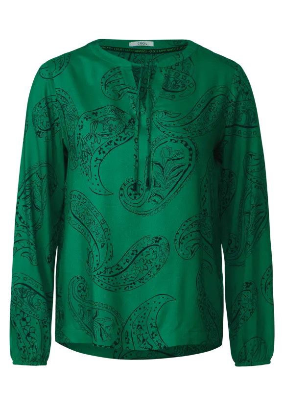 CECIL Paisley Viskose Bluse
