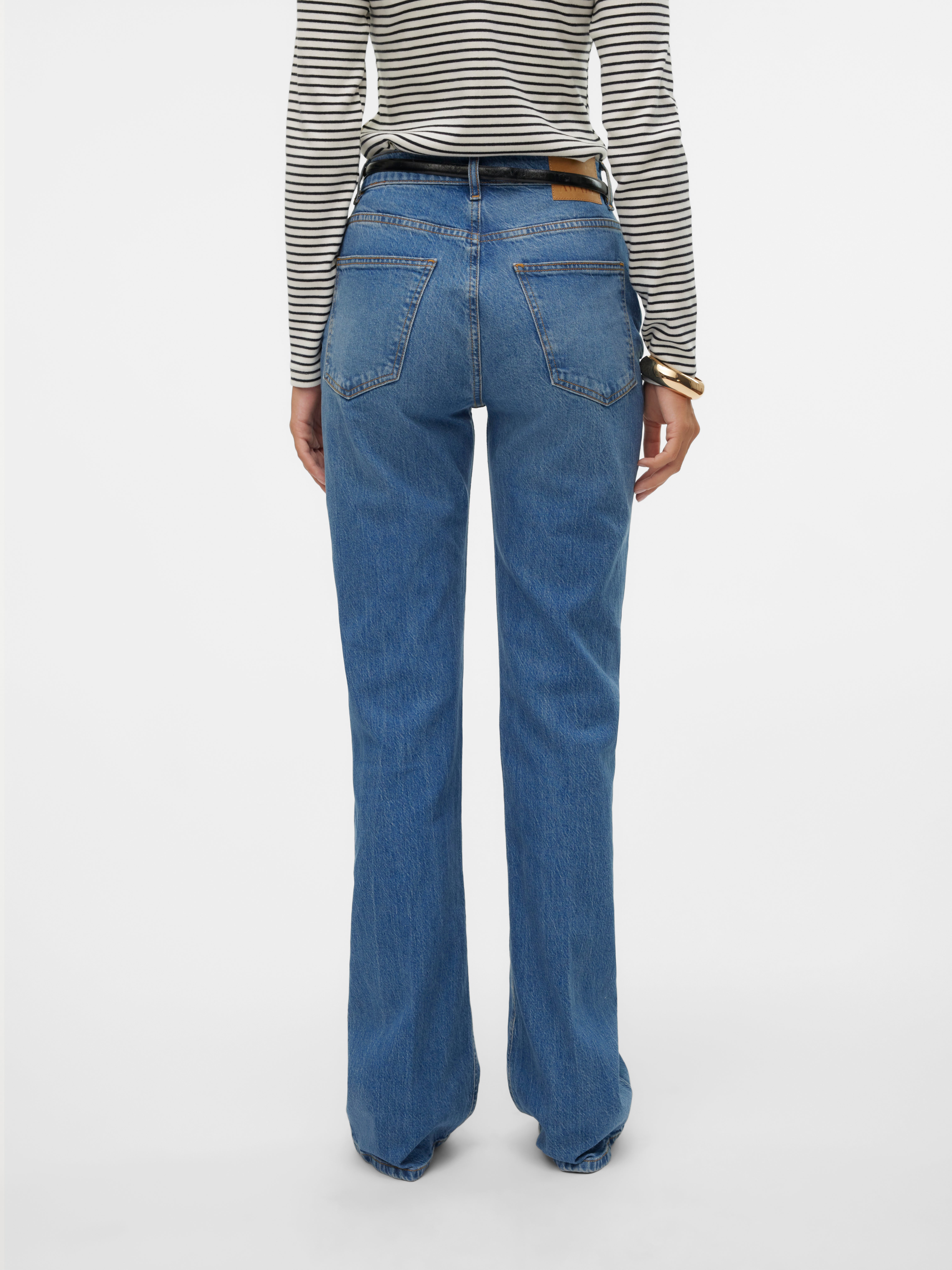 VMEMILY Hohe Taille Ausgestellt Jeans