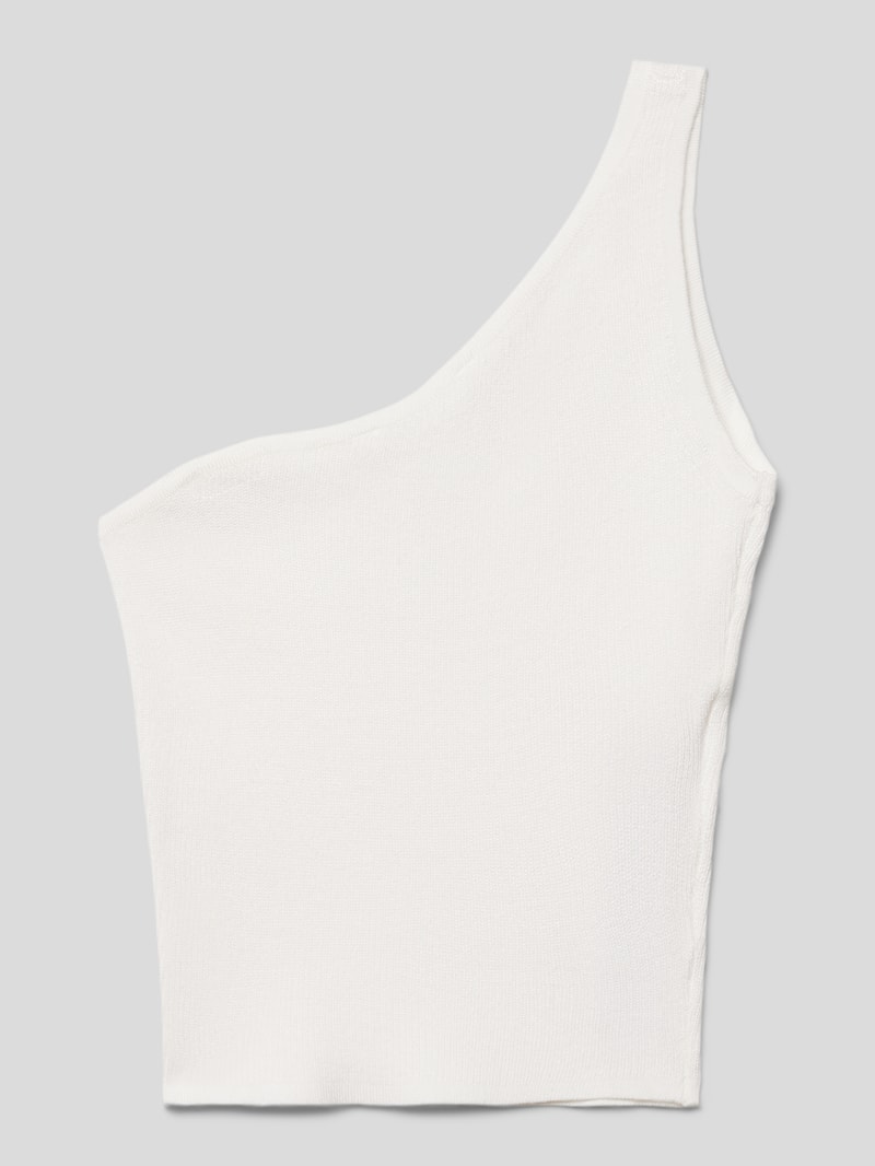 Trägertop mit One-Shoulder-Träger in ecru