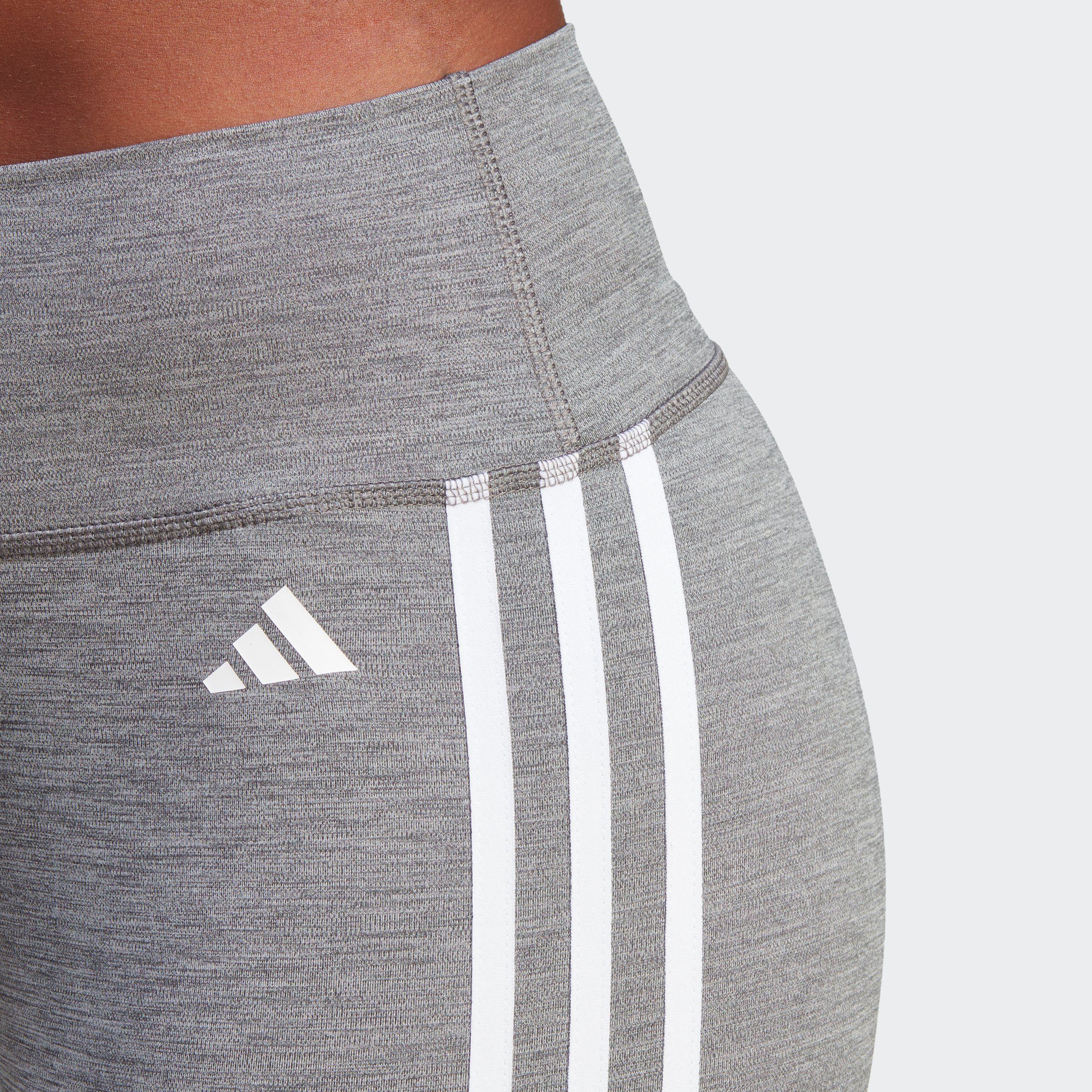 adidas Performance Trainingstights TRAIN ESSENTIALS 3STREIFEN HIGHWAISTED 3/4 (1-tlg) (atmungsaktiv, schnell trocknend)