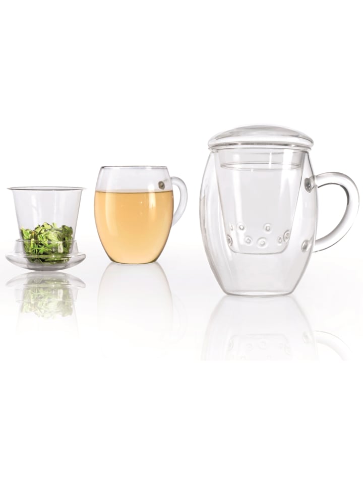Creano 2er Set: Teeglas 
