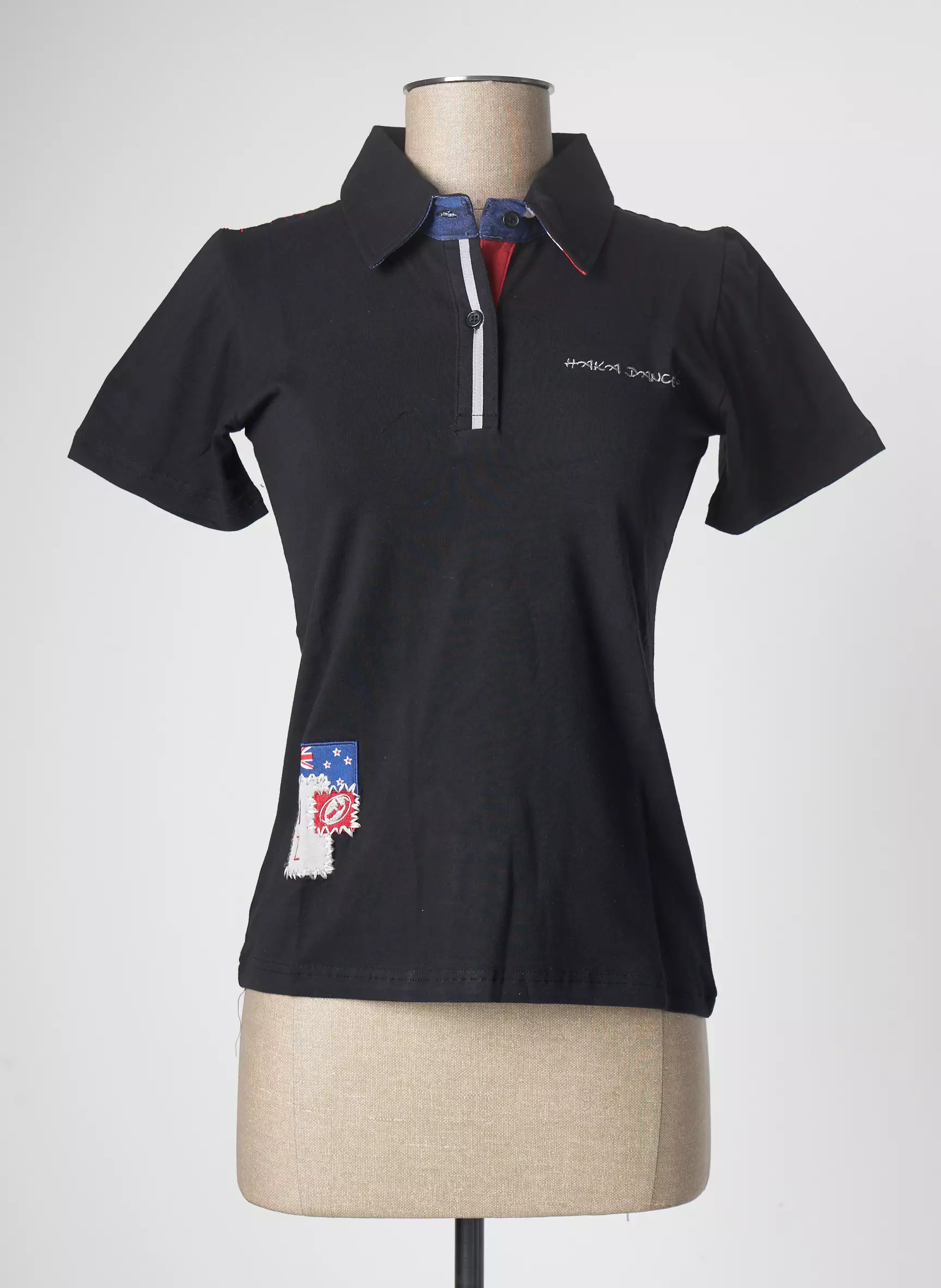 Haka Dance Polos Femme couleur noir