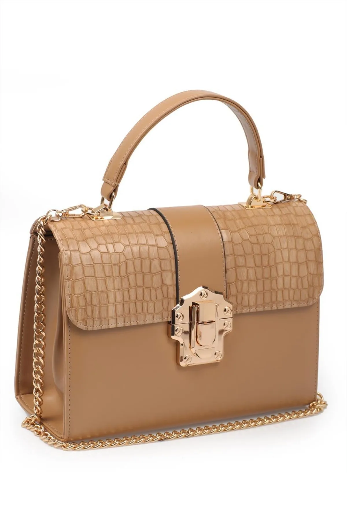 Capone Outfitters  Umhängetasche - Beige - Unifarben