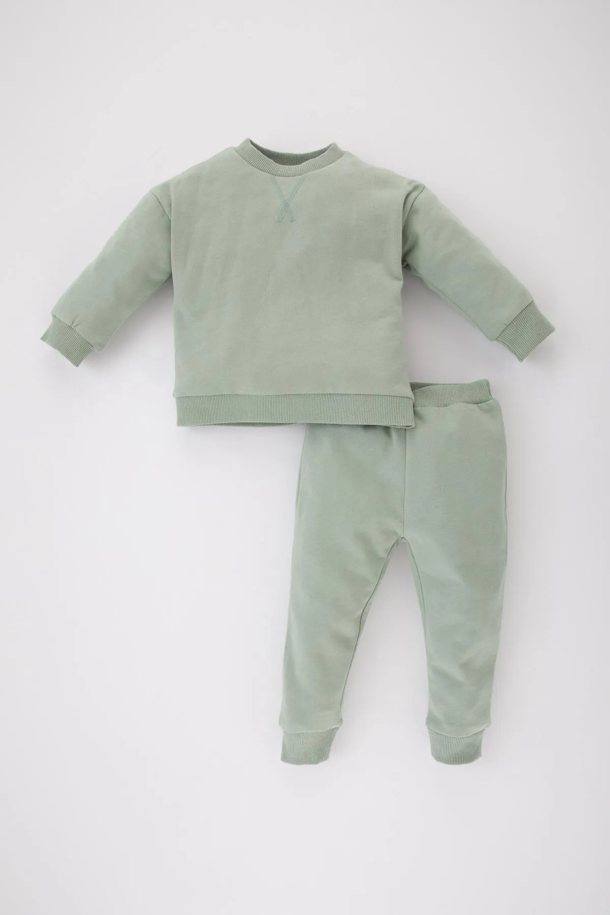 DeFacto  Unisex Weiches, pelziges Sweatshirt Jogginghose 2-teiliges Set B7523a524sp