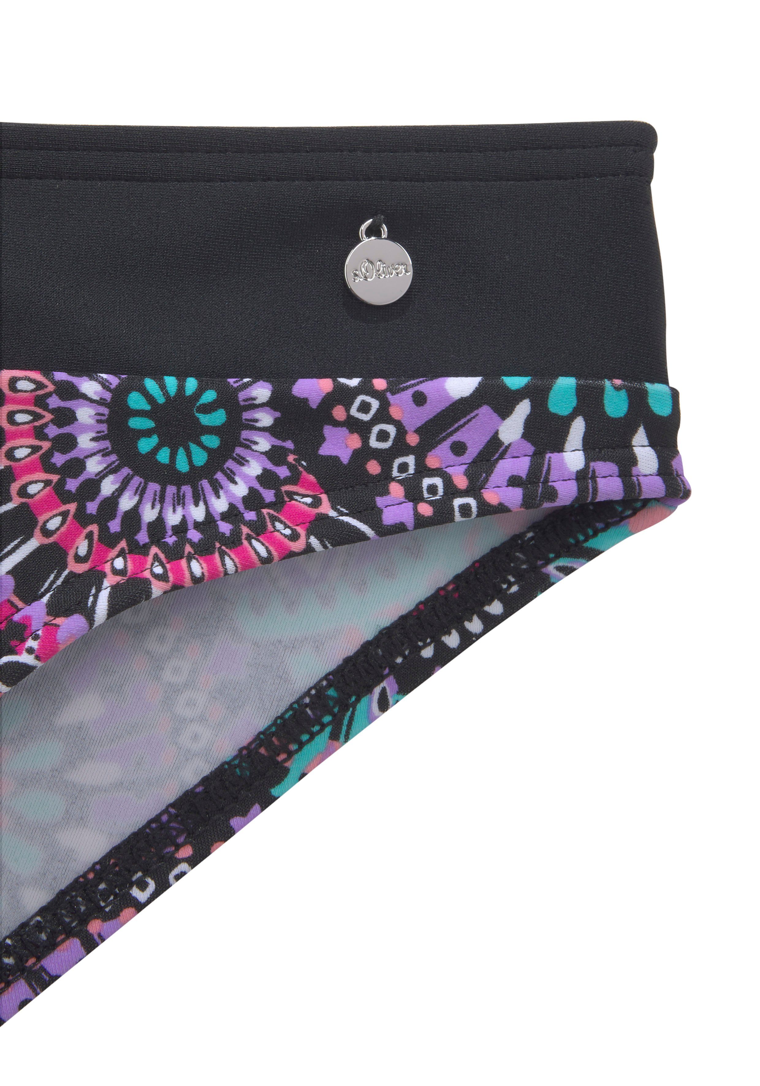 s.Oliver Bandeau-Bikini mit coolem Print