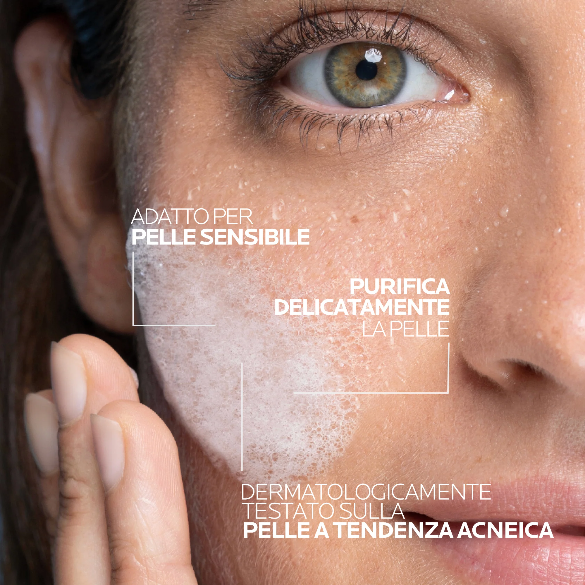 „Effaclar“ putojantis muilas nuo spuogų – kietas valiklis veidui