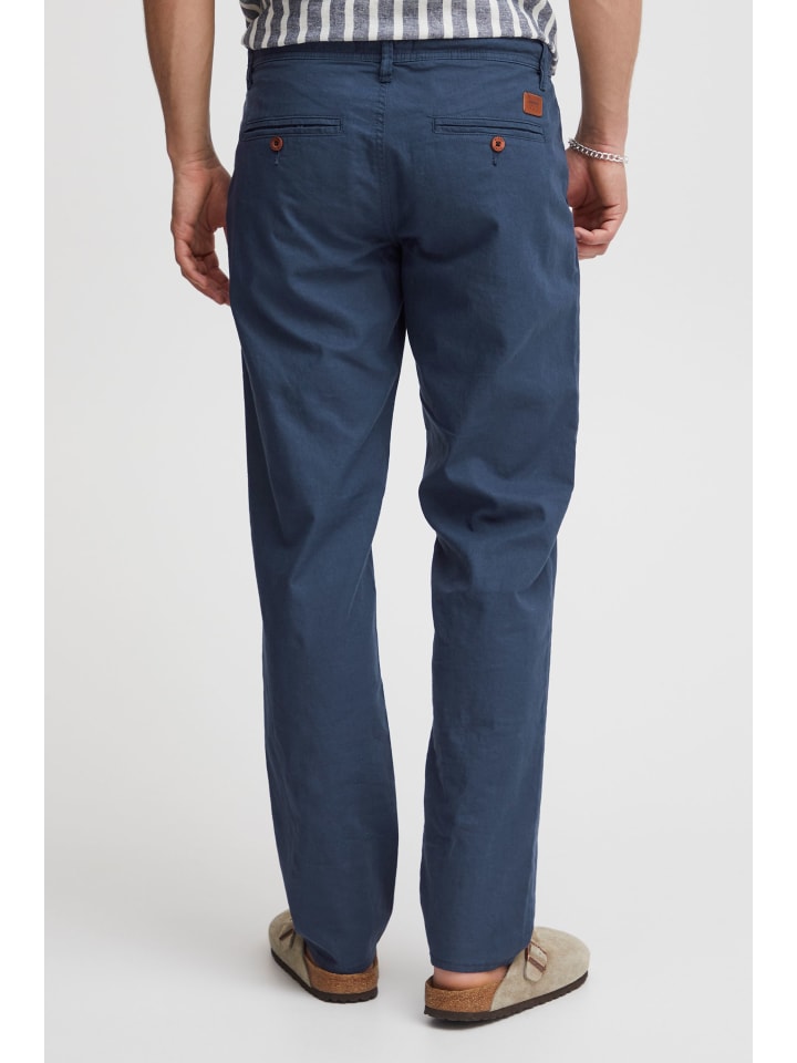 BLEND Leinenhose BHLanias 20711284ME lange Leinenhose mit Kordel im Bund in Blau günstig kaufen