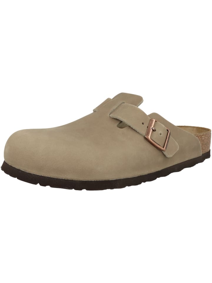 Birkenstock Clogs Boston Geöltes Nubukleder normal in braun günstig kaufen 45