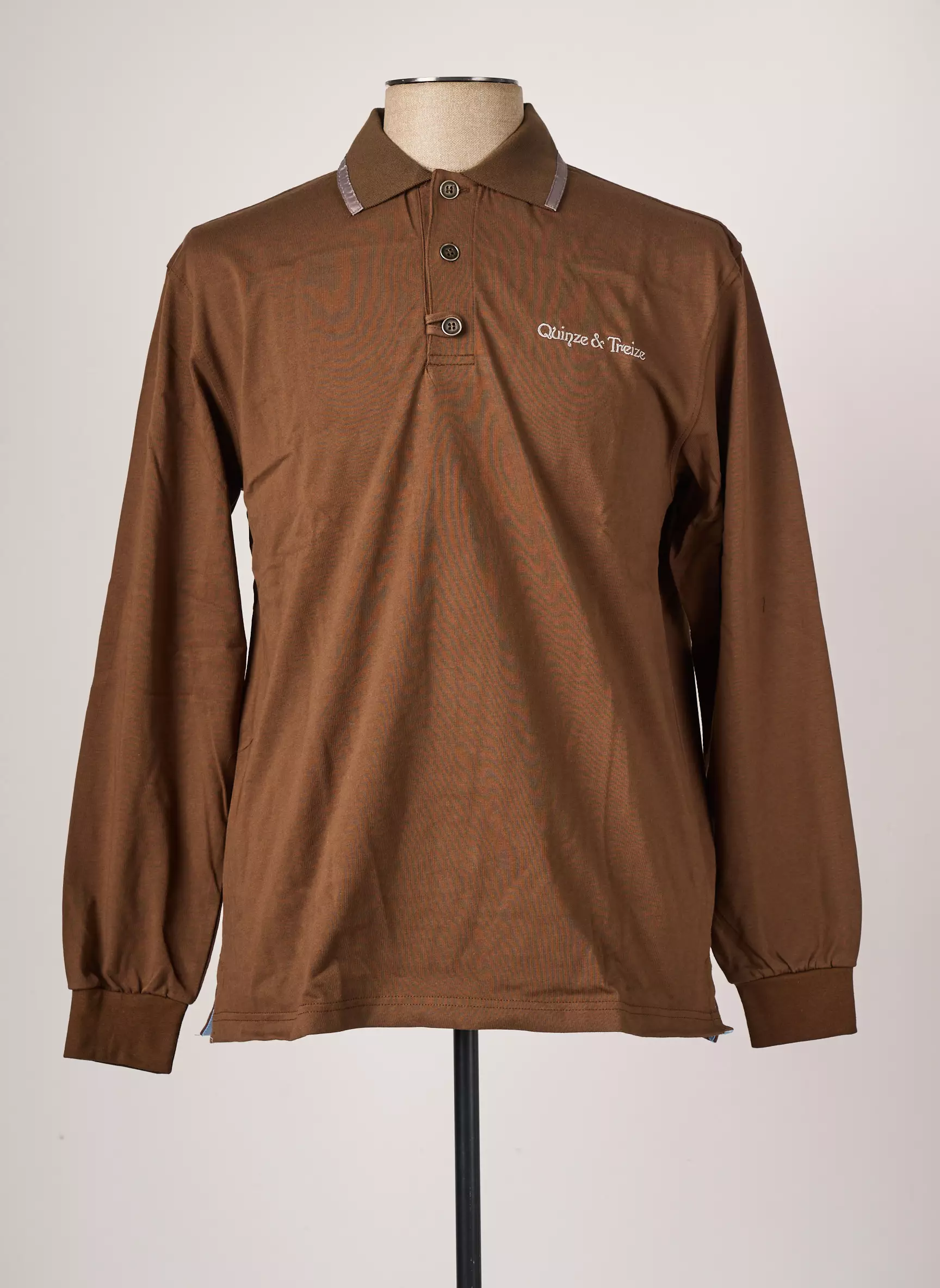 Quinze Treize Polos Homme couleur marron