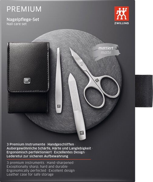 ZWILLING Beauty Premium Nagelpflege-Set - black Maniküre-Set