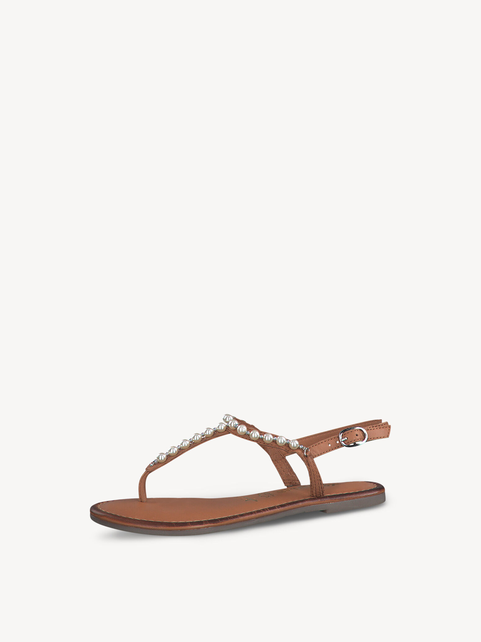 Sandale en cuir - marron