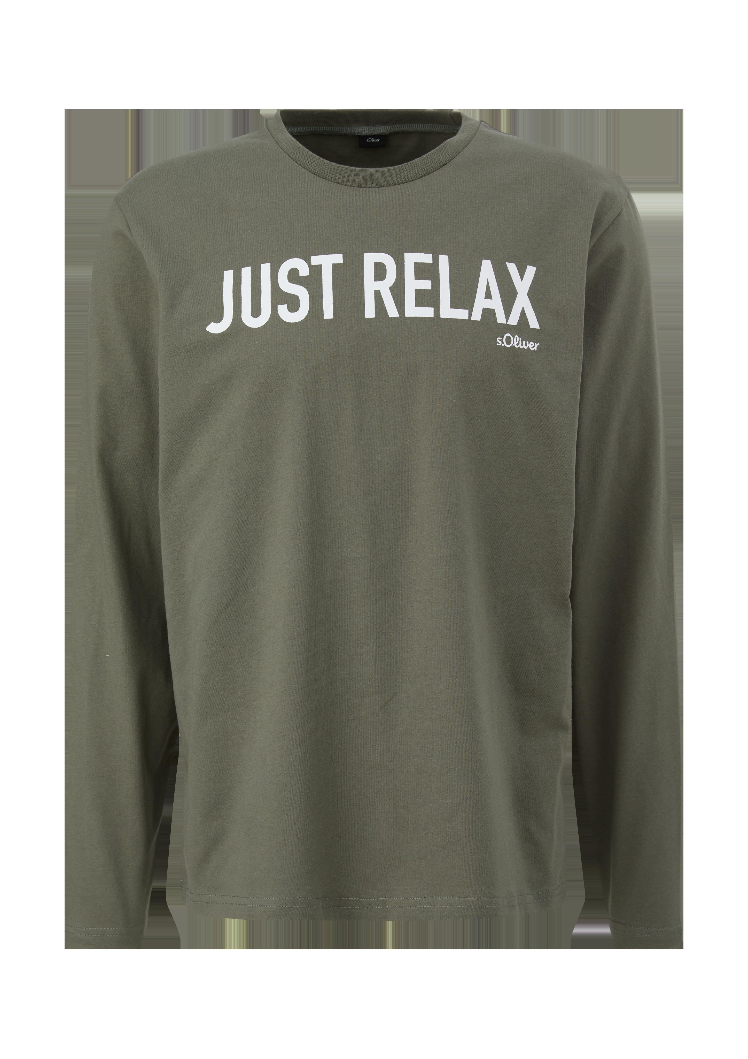 Pyjama-Shirt mit Schriftprint  6008389-7800