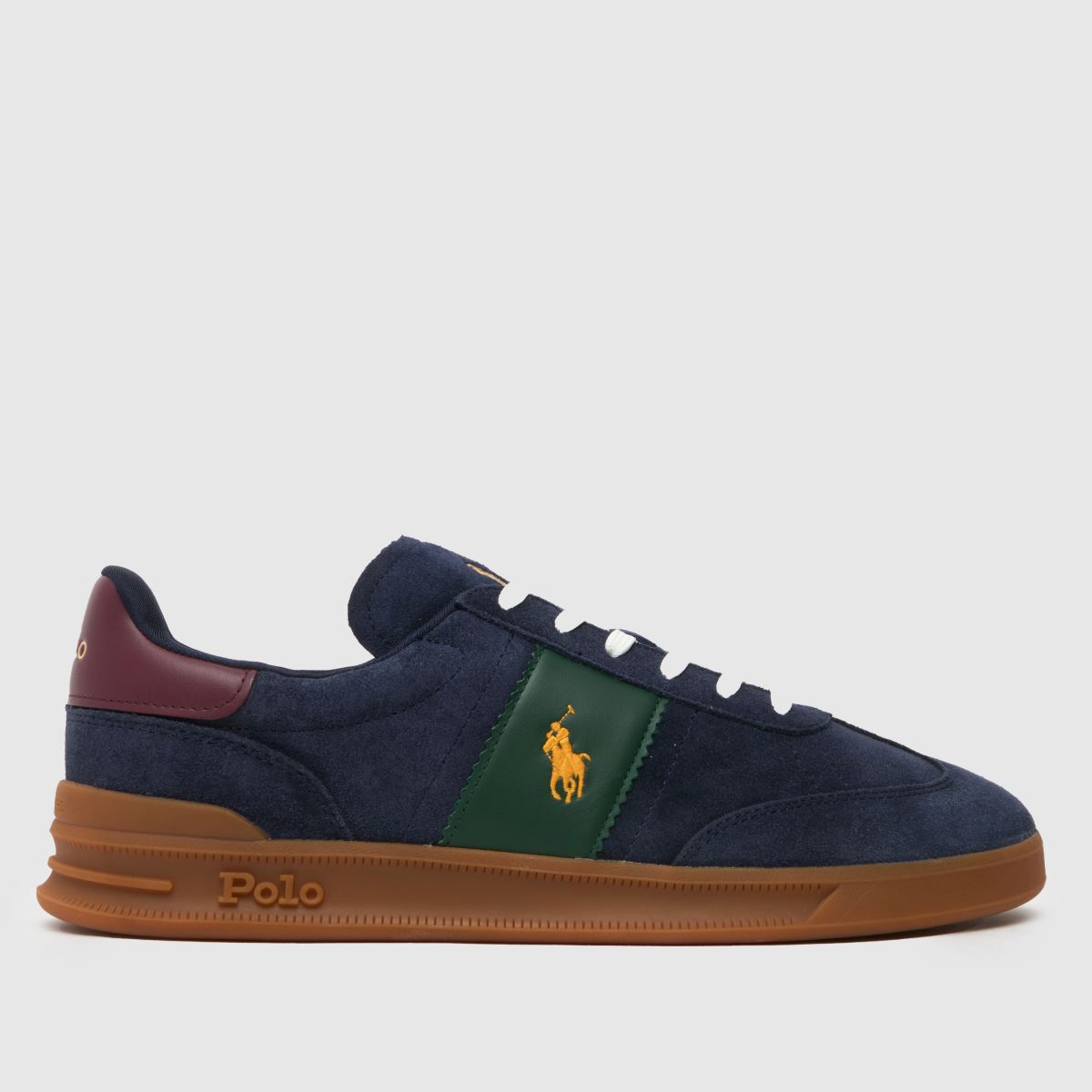 Polo Ralph Lauren – Heritage Aera – Marinblå, flerfärgade sneakers