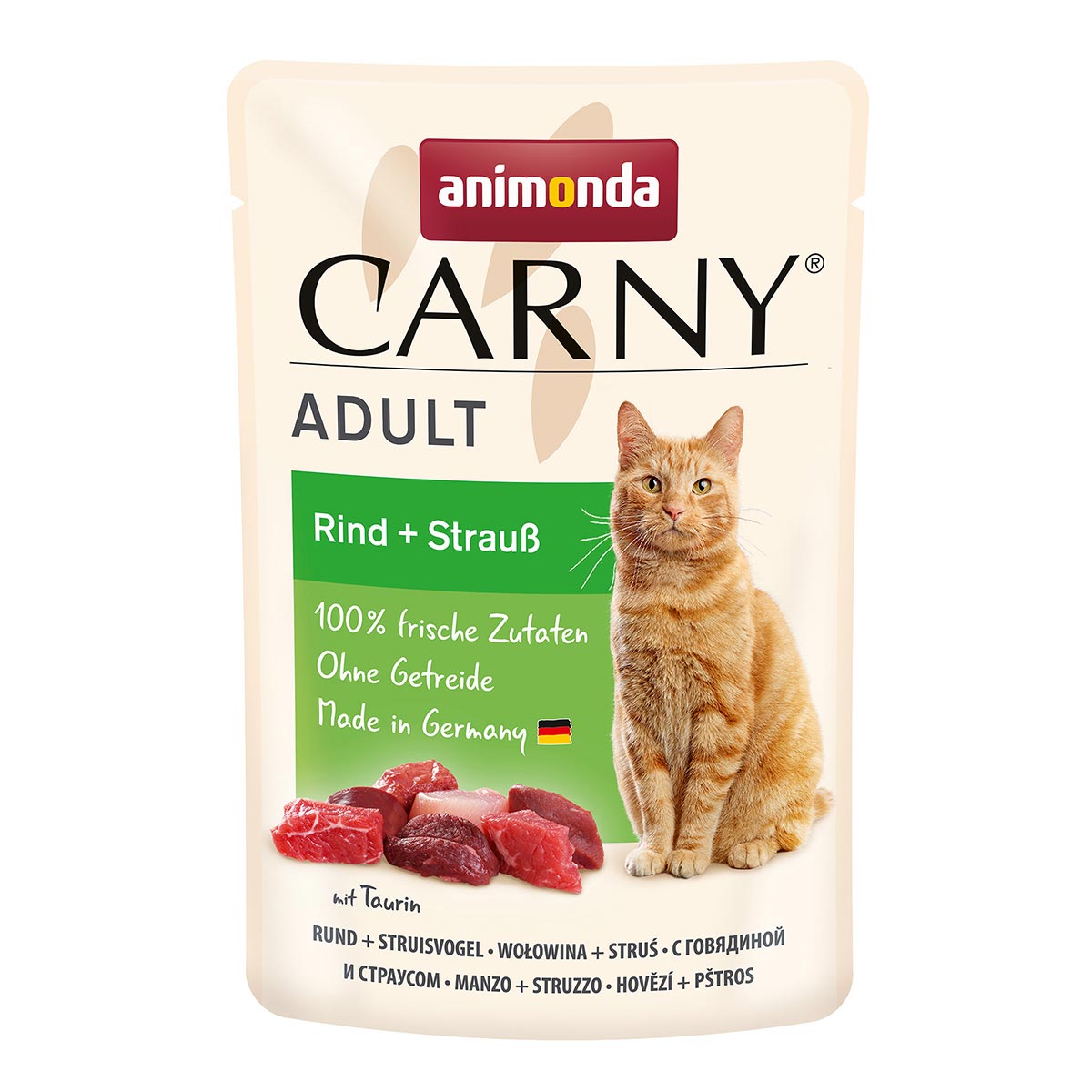 animonda Carny Adult Rind + Strauß günstig kaufen bei ZooRoyal