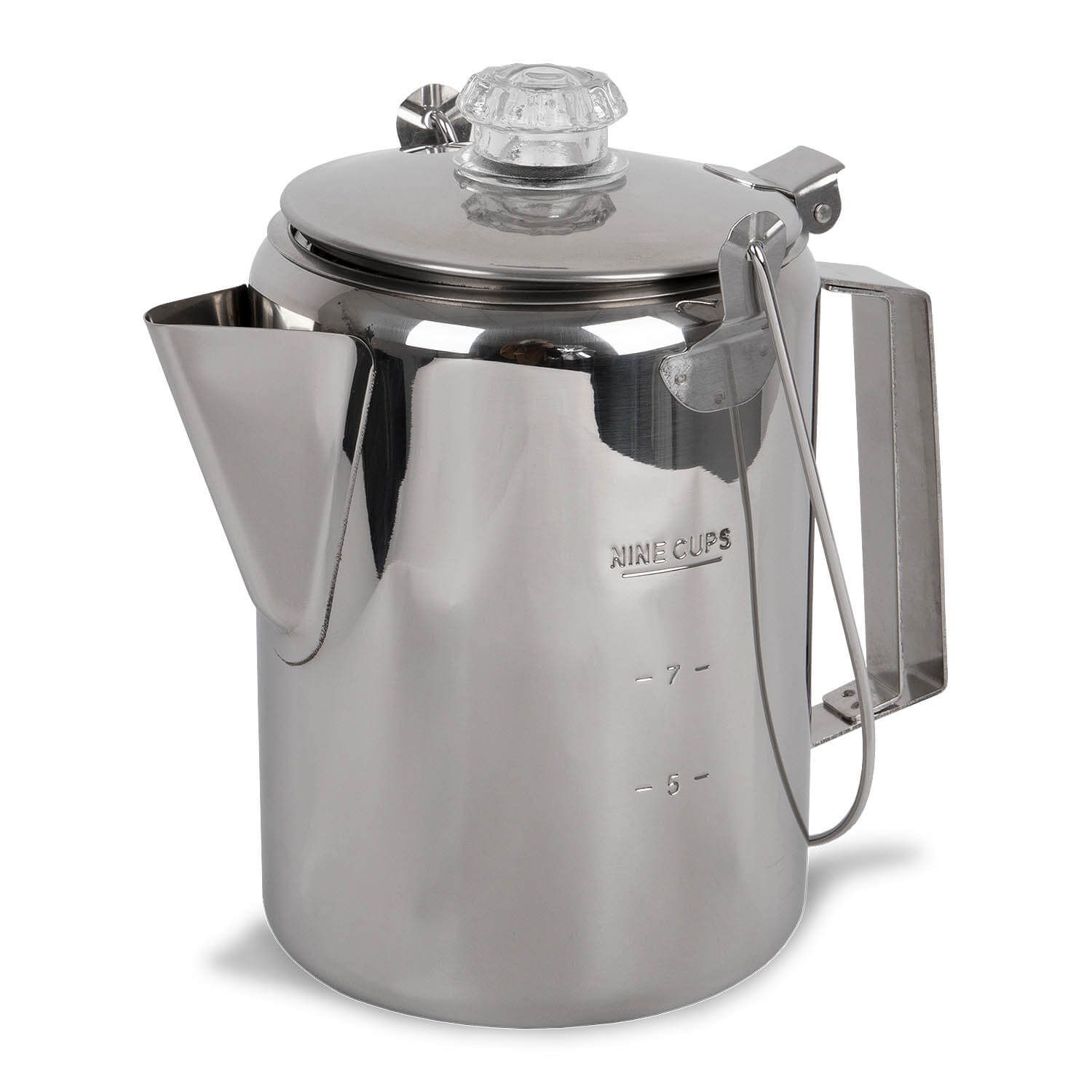 Kaffeekanne Edelstahl mit Perkolator