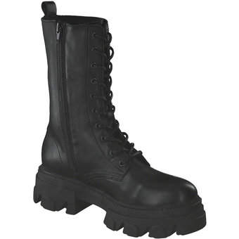Leone Combat Stiefelette in schwarz