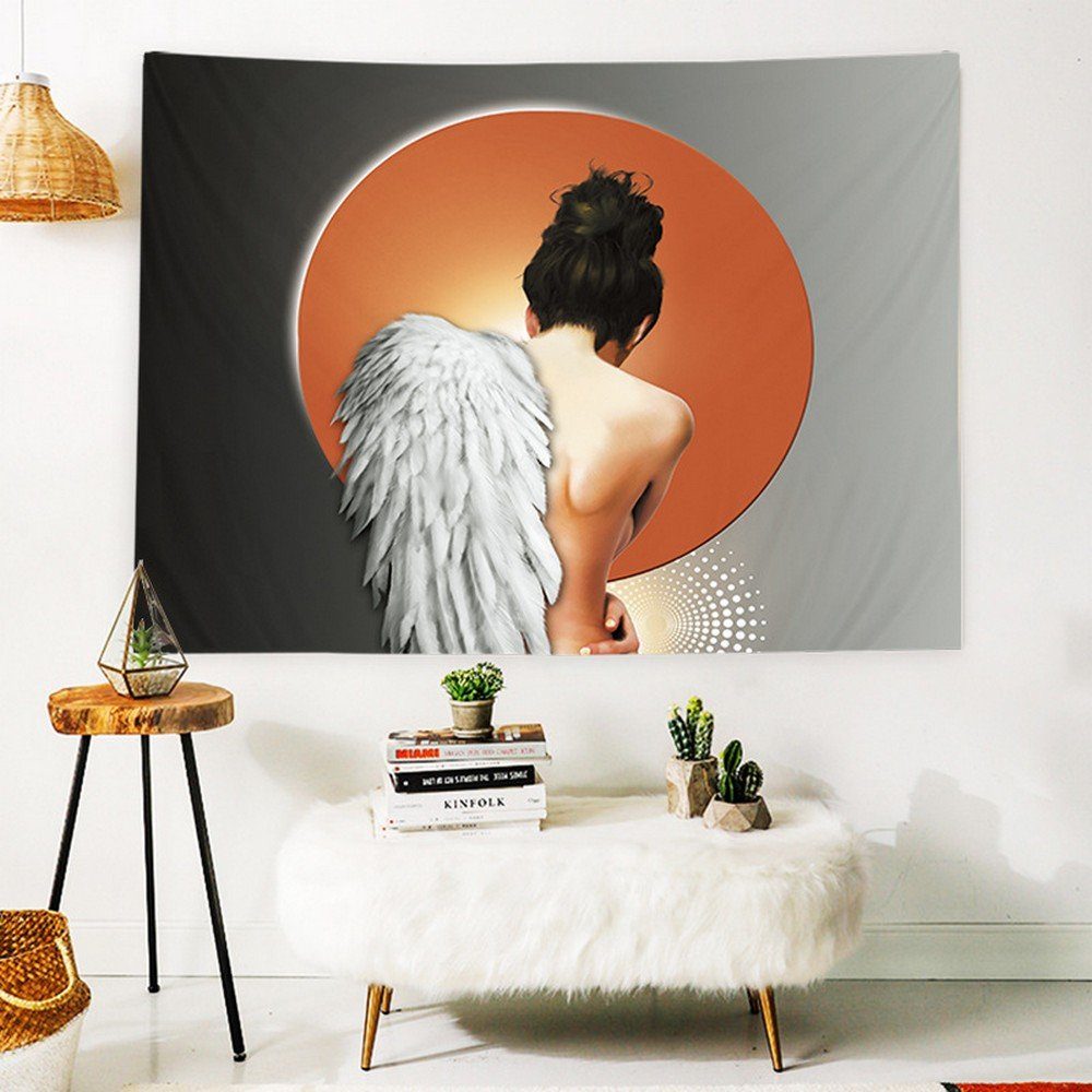 Wandteppich Wandbehänge Wanddekoration Tuch einfache modern Tapisserie Wandtuch, Ronner UG