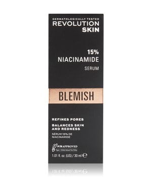 REVOLUTION SKINCARE 15% Niacinamide Blemish & Pore Refining Serum Gesichtsserum-30 ml