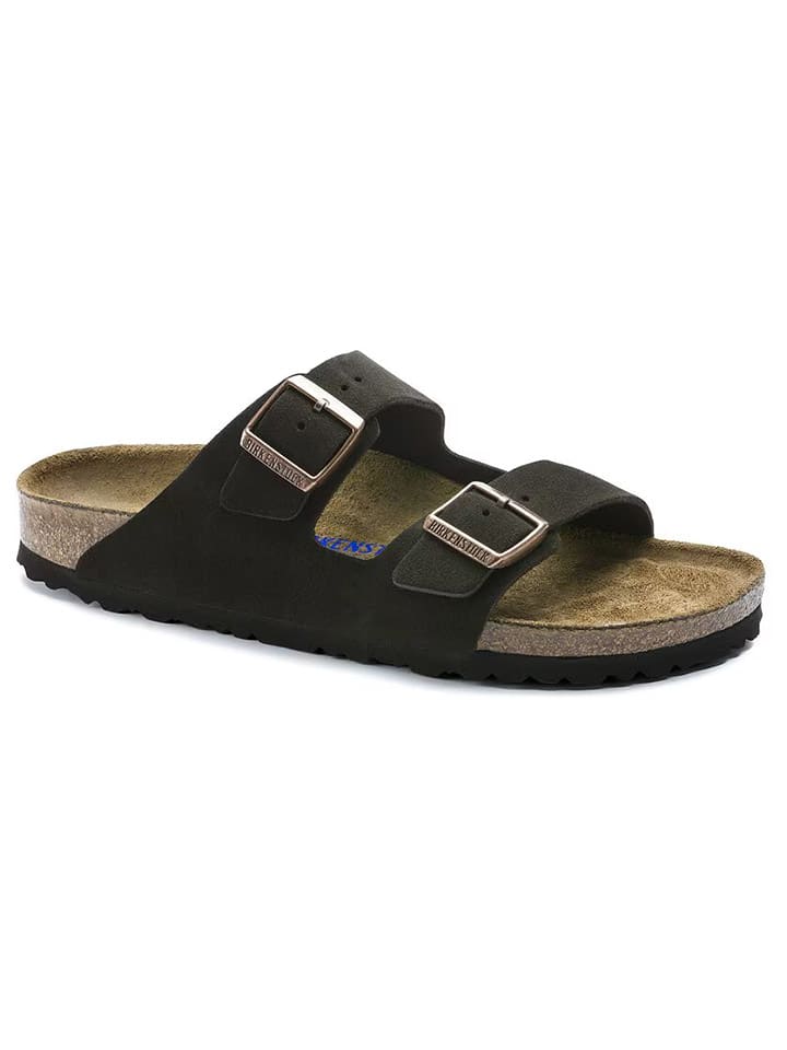 Birkenstock Leder-Pantoletten 