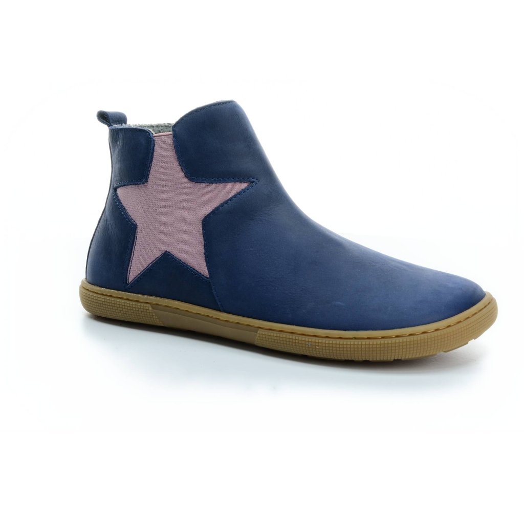 Koel4kids Dana Hydro Warm Blue (AD) blaue Chelsea Barfußschuhe