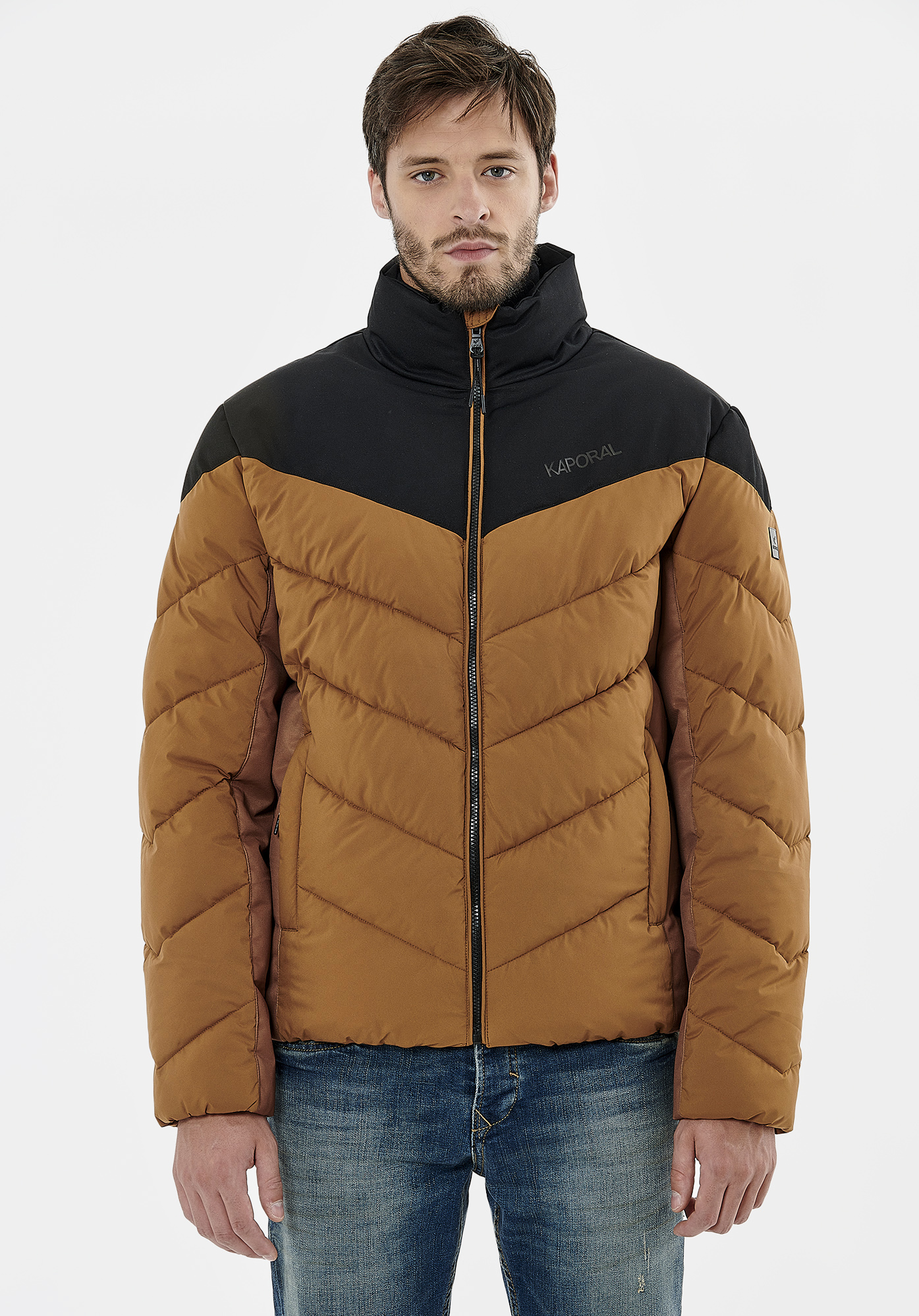 CHAZ   Doudoune marron homme « Aqua-réactive »