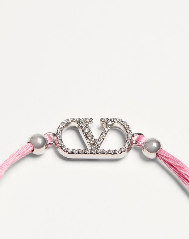 Pulseira de algodão exclusiva Valentino VLogo