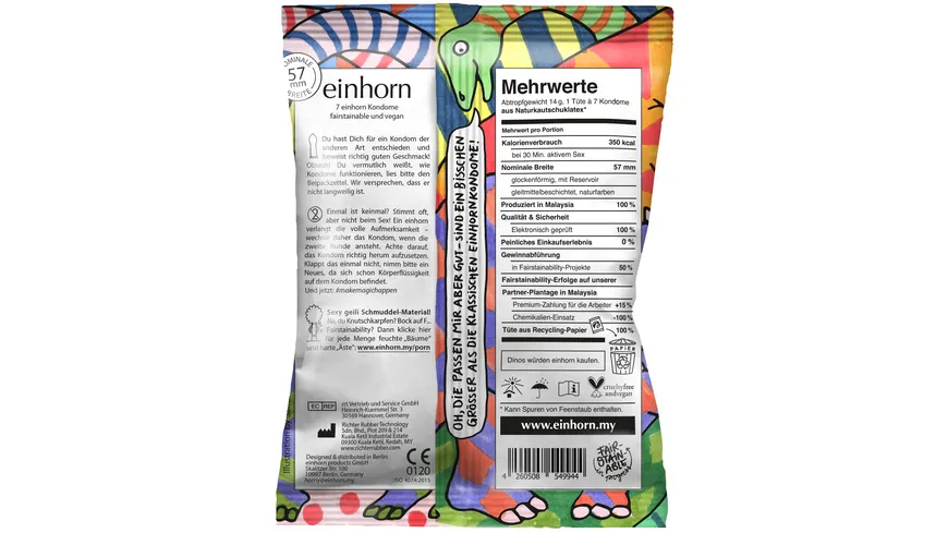 einhorn Kondome Tyrannosaurus