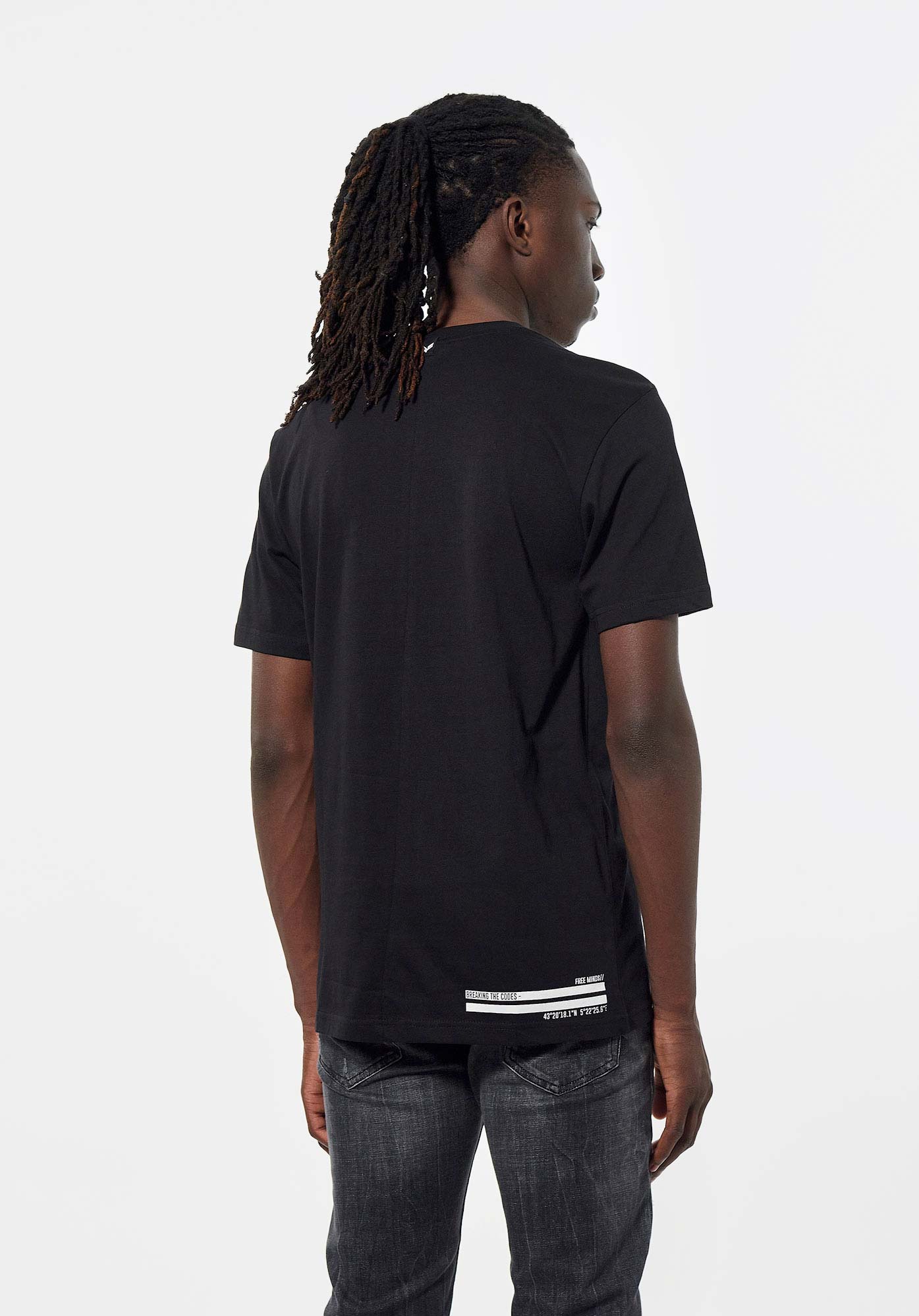 PARY   T-shirt noir Homme en 100% coton bio