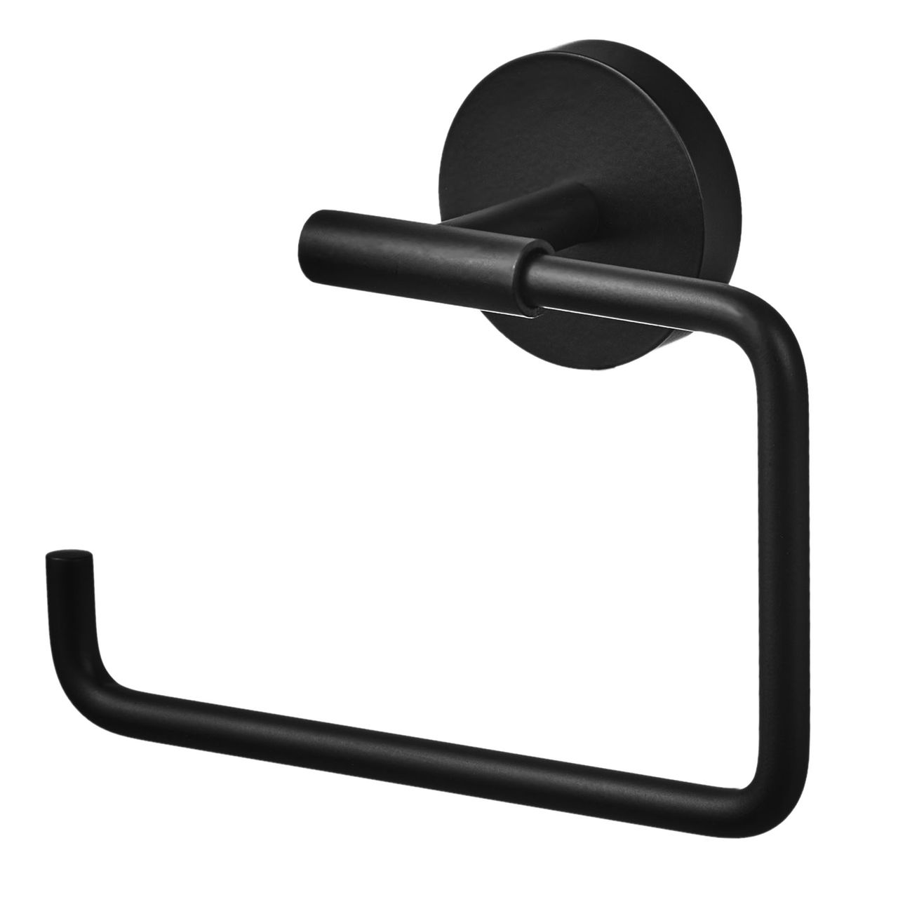 Weles AMARE Luxus WC-Rollenhalter mit Absenkdämpfung - Edelstahl Schwarz, 5 x 15 x 10,5 cm
