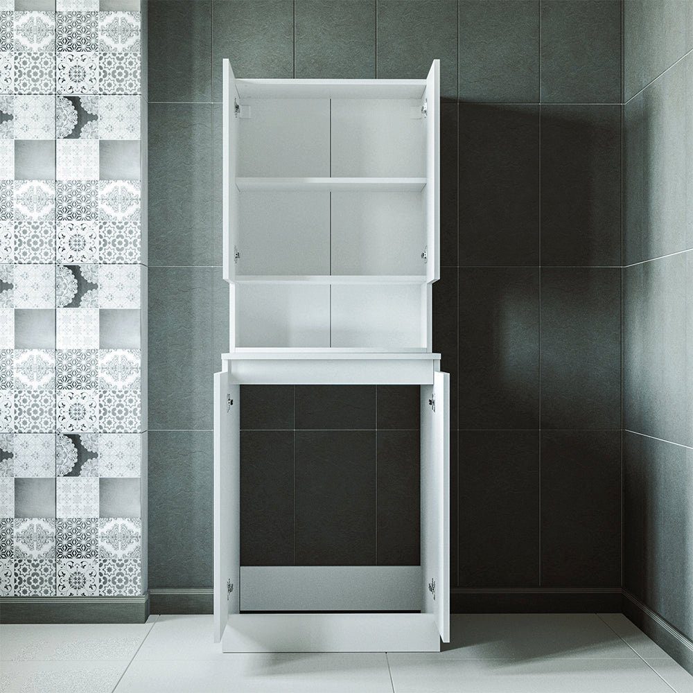 Roomart Waschmaschinenumbauschrank (Roomart Badezimmer Waschmaschinenschrank Badregal Badschrank Waschturm)