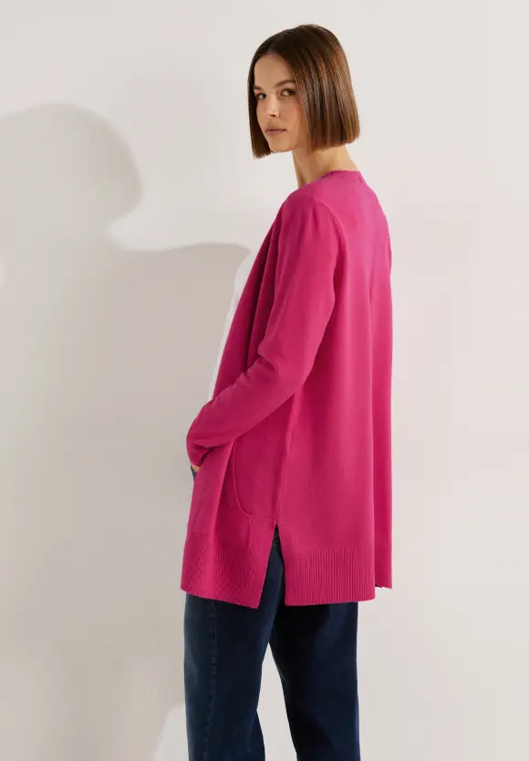CECIL Cosy Melange Strickjacke