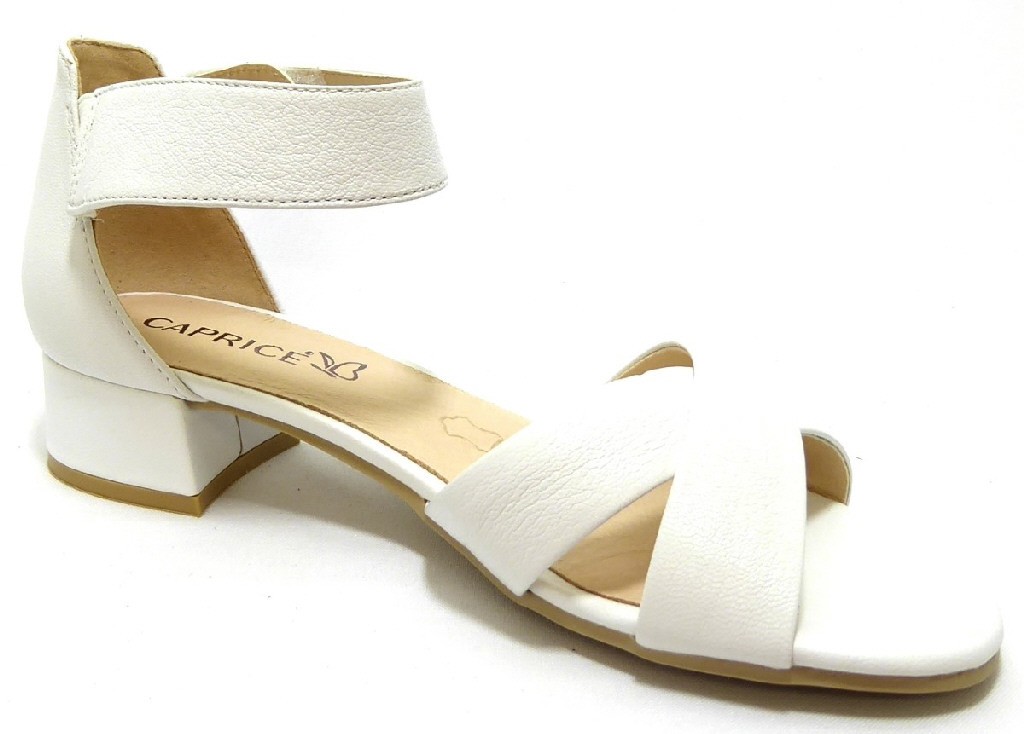 CAPRICE Klassische Sandalen weiss Sandale weiß
