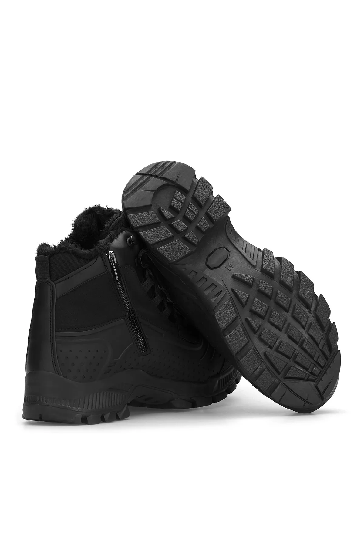DARK SEER  Schwarze schwarze Unisex-Outdoor-Trekkingstiefel