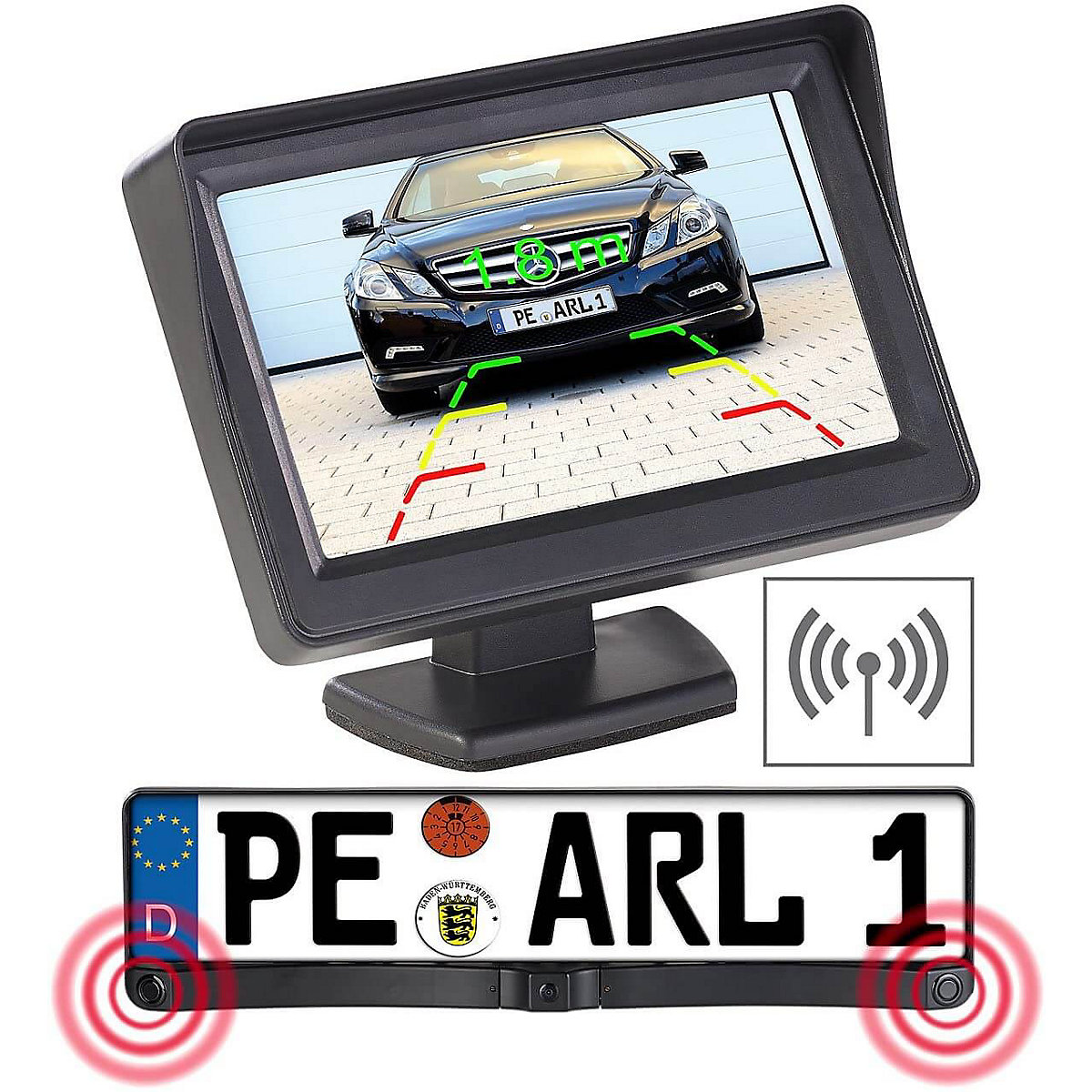 Rückfahrhilfe PA-470 Rückfahrkamera