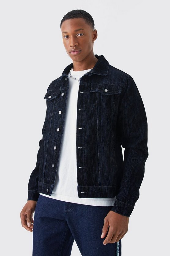 Gebürstete Jeansjacke