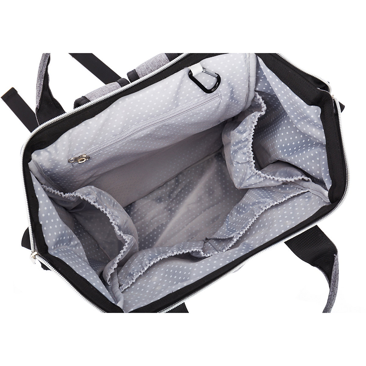 Wickelrucksack, grau