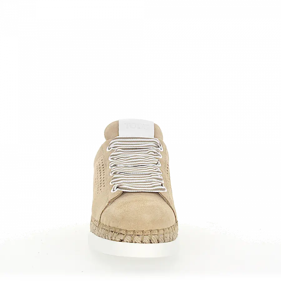Tod's - Sneaker low A0Y550 Veloursleder - beige