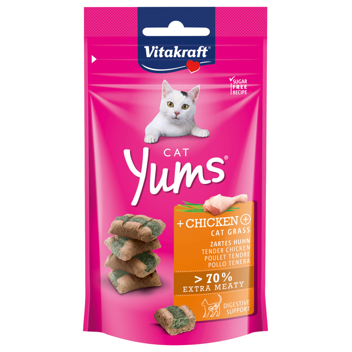 Vitakraft Cat Yums Huhn & Katzengras günstig kaufen
